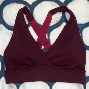 Fabletics Women's Burgundy Bralette